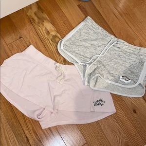 hollister/gilly hicks cozy shorts